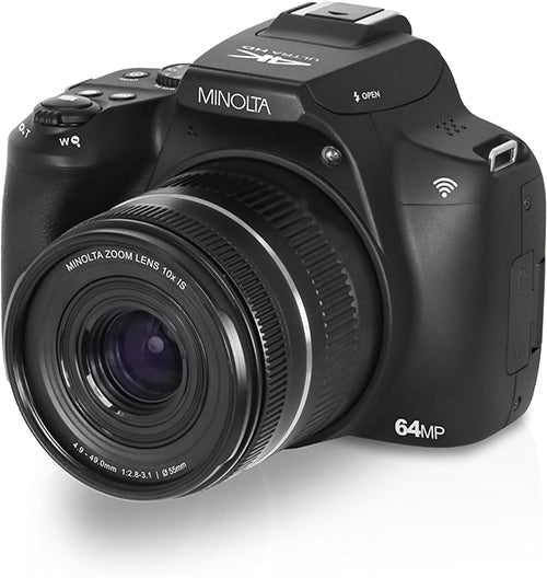 Minolta MNB10Z-BK 64MP AF Digital Camera 10x Optical Zoom (Black)