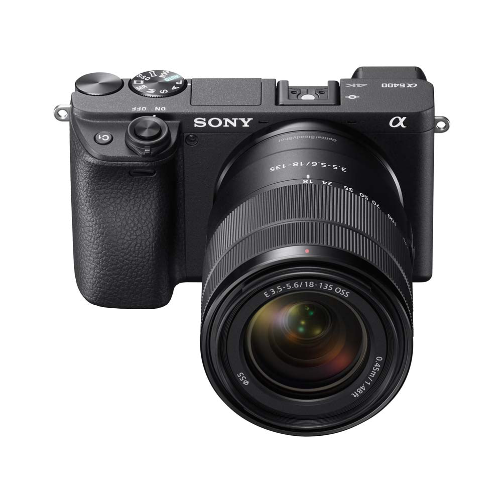 Sony Alpha A6400 Mirrorless Digital Camera Kit with 18-135mm Lens - Black