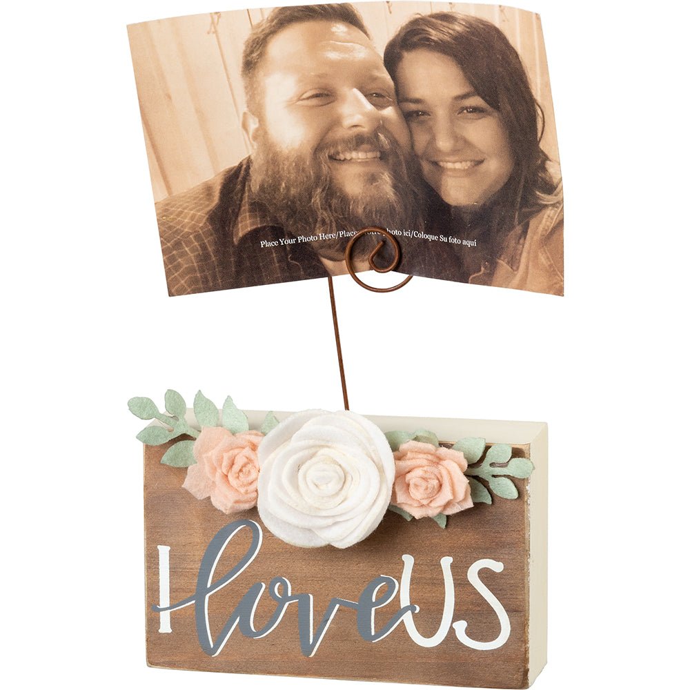 Primitives Photo Block - I Love Us