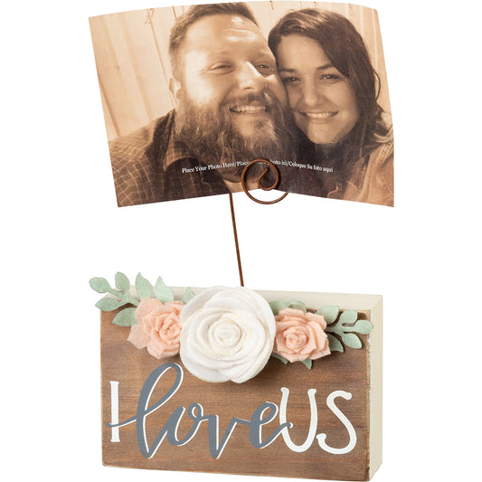 Primitives Photo Block - I Love Us