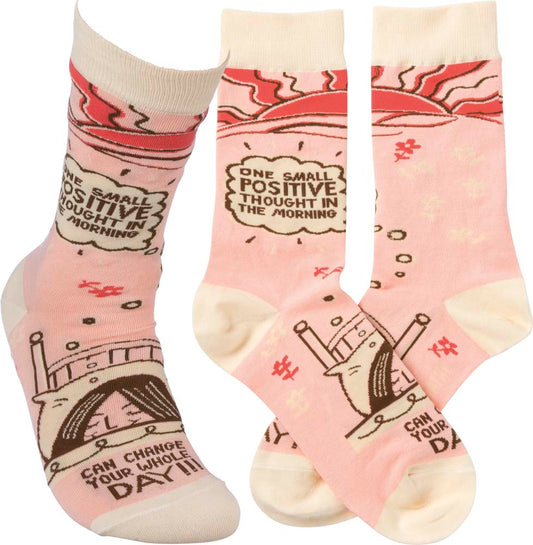 Primitives Socks - One Positive Thought Change Your Day