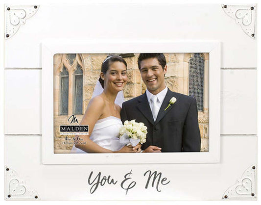 Malden 4x6 You and Me with Metal Corner Frame
