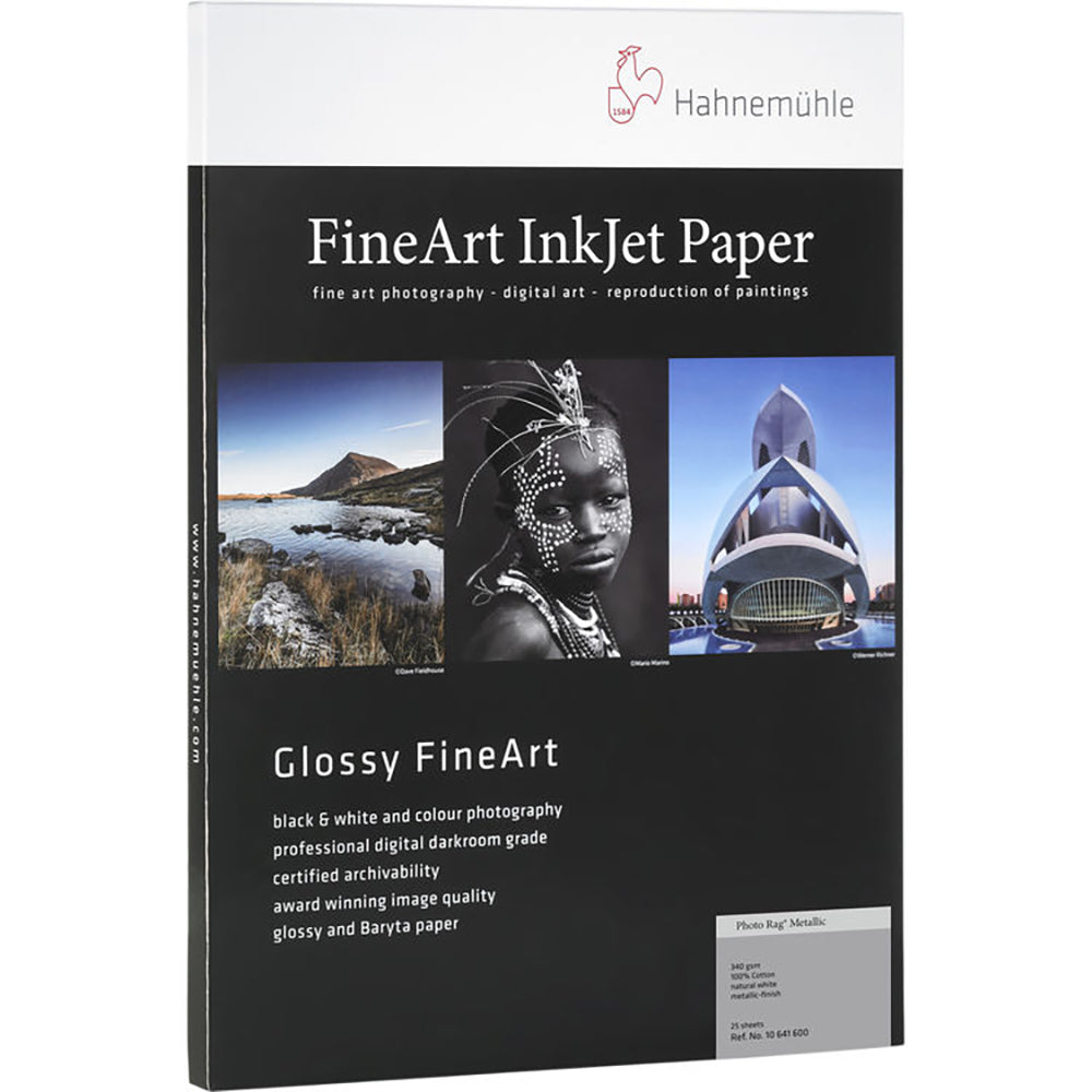 Hahnemuhle Photo Rag Metallic Paper (13 x 19", 25 Sheets)