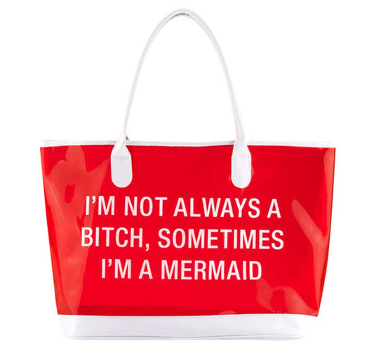 About Face Designs Beach Bag Mermaid