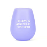 About Face Designs Annoyed Silicone Wine Glass