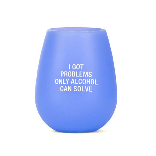 About Face Designs Problems Silicone Wine Glass