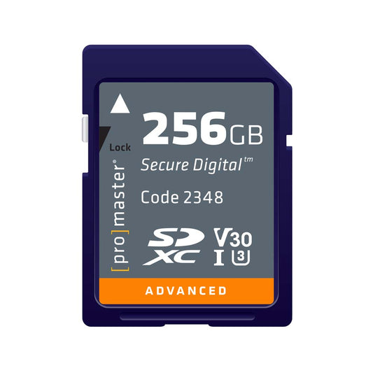 Promaster 256GB SDXC Advanced UHS-I V30 Memory Card