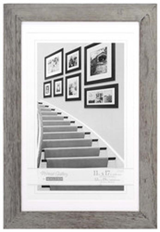 Malden 11x17/12x19 Gray Distressed Manhattan Frame