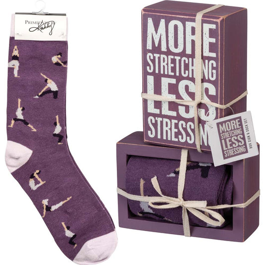 Primitives Box Sign & Sock Set - More Stretching