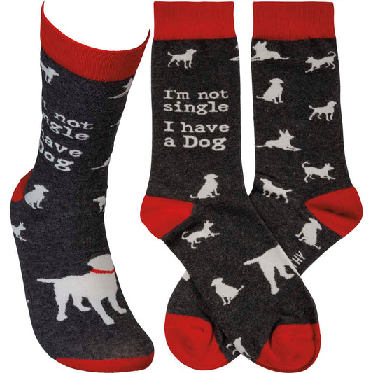 Primitives Socks - I'm Not Single I Have A Dog