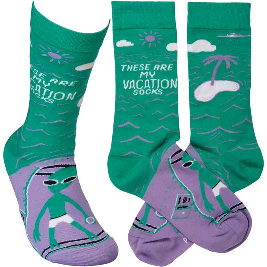 Primitives Socks - These Are My Vacation Socks