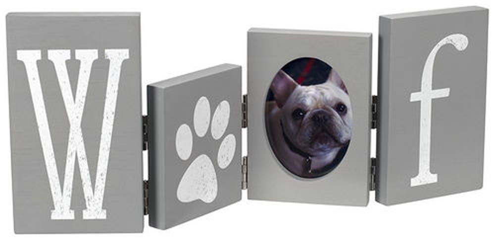 Malden Woof W/Photo Gray Love Letters Frame