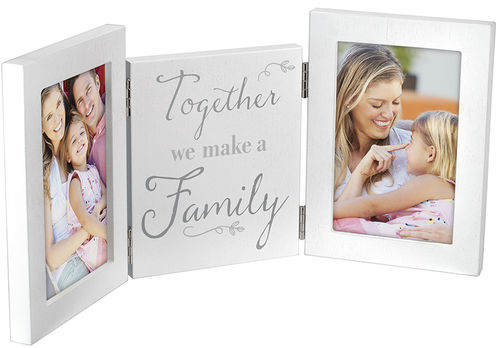 Malden Family Tri-Fold White Frame