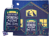 Primitives Dish Towel - Not Drinking Alone If Dog Is Home