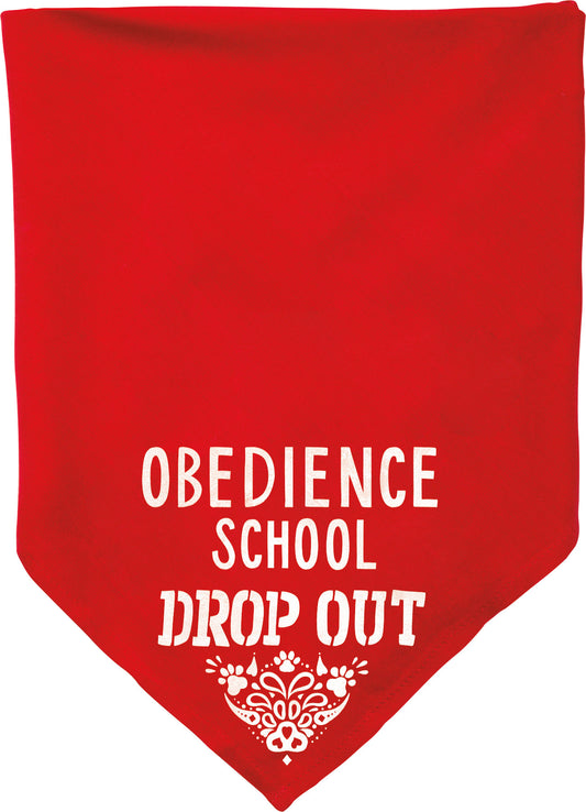 Primitives Lg Pet Bandana - Obedience School Drop Out