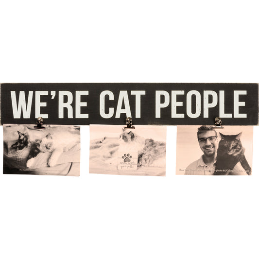 Primitives Photo Clip Bar - We're Cat People