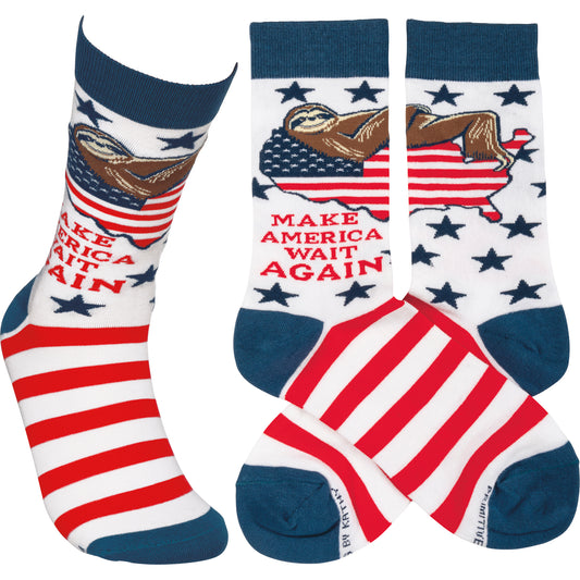Primitives Socks - Make America Wait Again