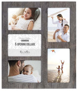 Malden 955C Gray Linear Collage Frame