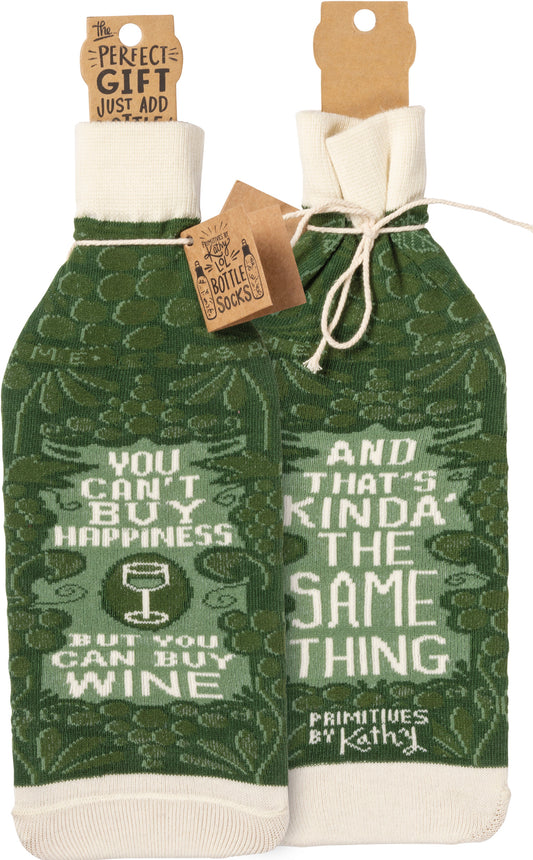Primitives Bottle Sock - You Can't Buy Happiness
