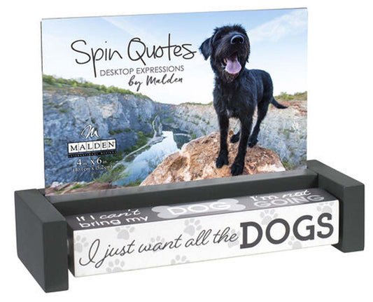 Malden 4x6 Dog Spin Quote Frame