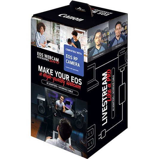 Canon EOS Webcam Accessories Starter Kit for Select EOS R Cameras