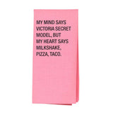 About Face Designs Milkshake, Pizza and Taco Tea Towel