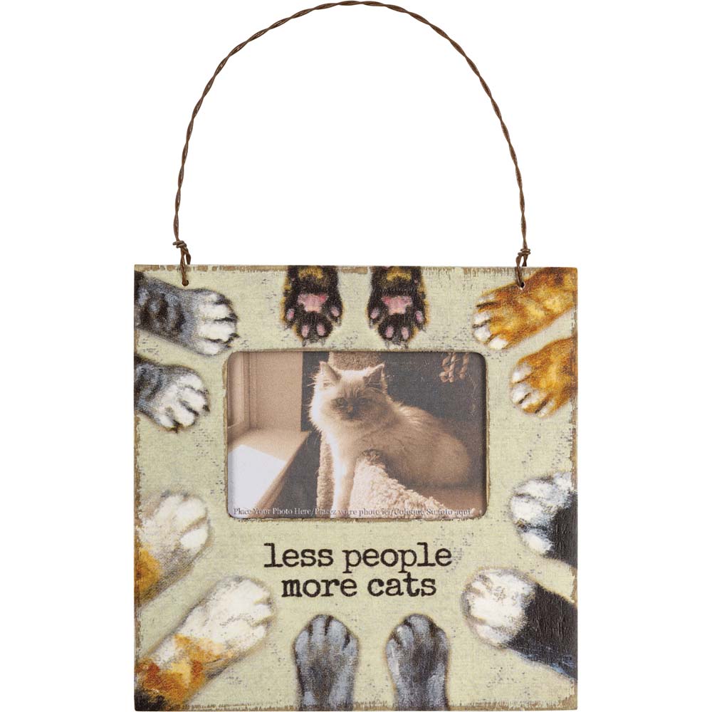 Primitives Mini Frame - Less People More Cats