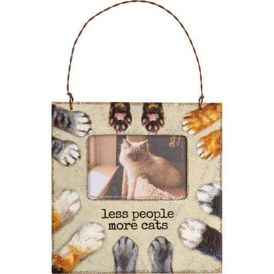 Primitives Mini Frame - Less People More Cats