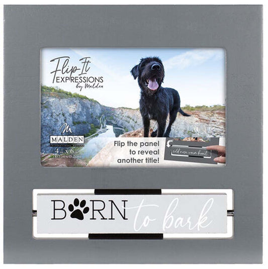 Malden 4x6 Born to Bark Flip It
