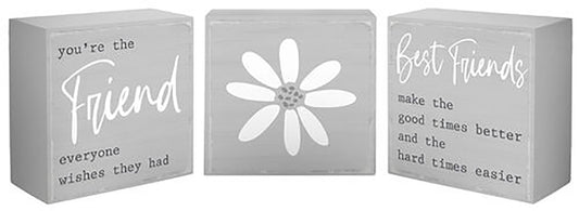 Malden 3 pc. 4X4 Friends Sign Set