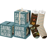 Primitives Bank & Socks Set - Saving Up For A Big Vacation