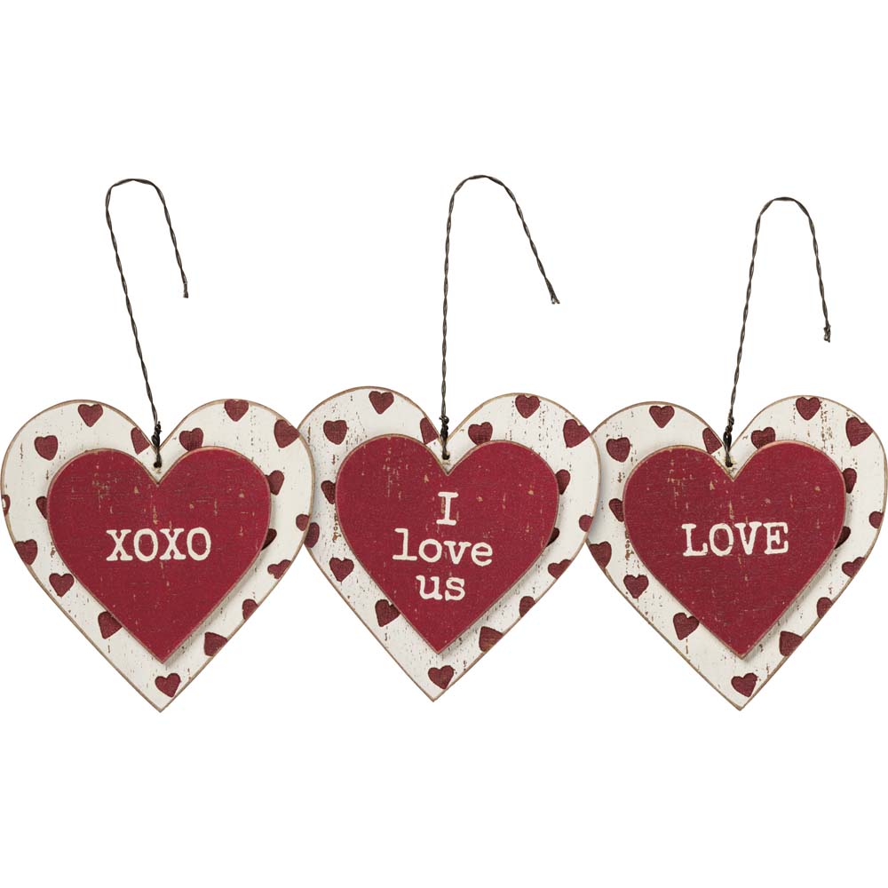 Primitives Ornament Set - Love
