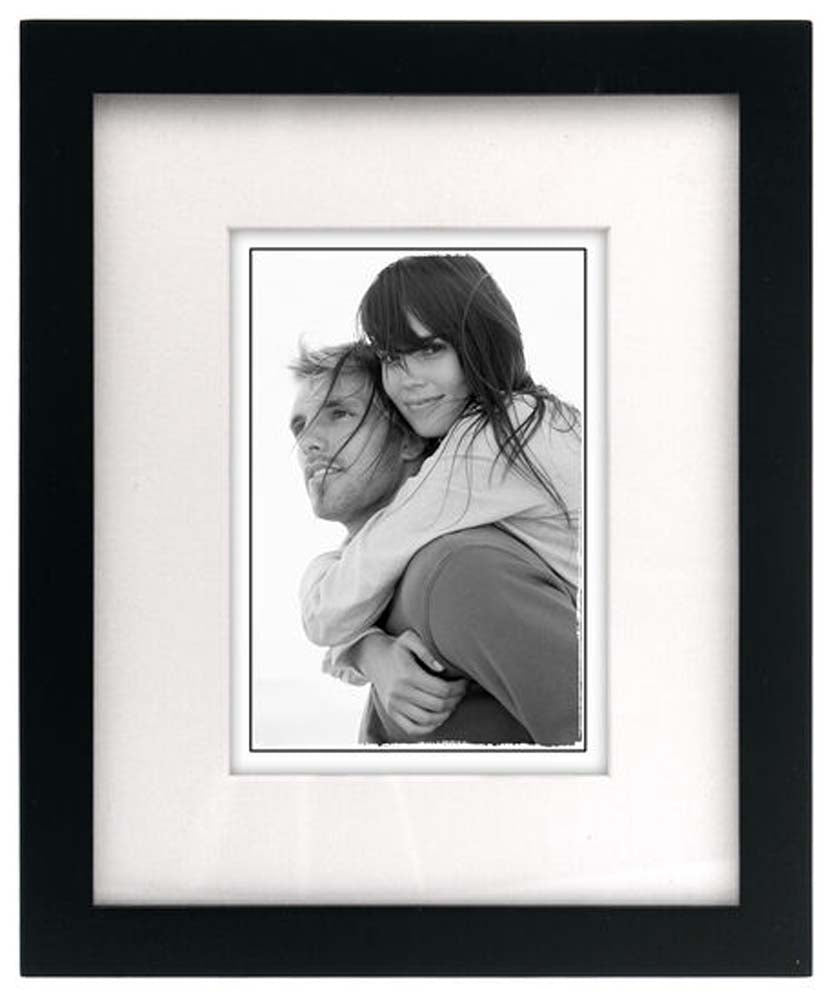 Malden 5x7 Linear Black with Mat