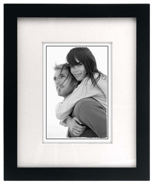 Malden 5x7 Linear Black with Mat