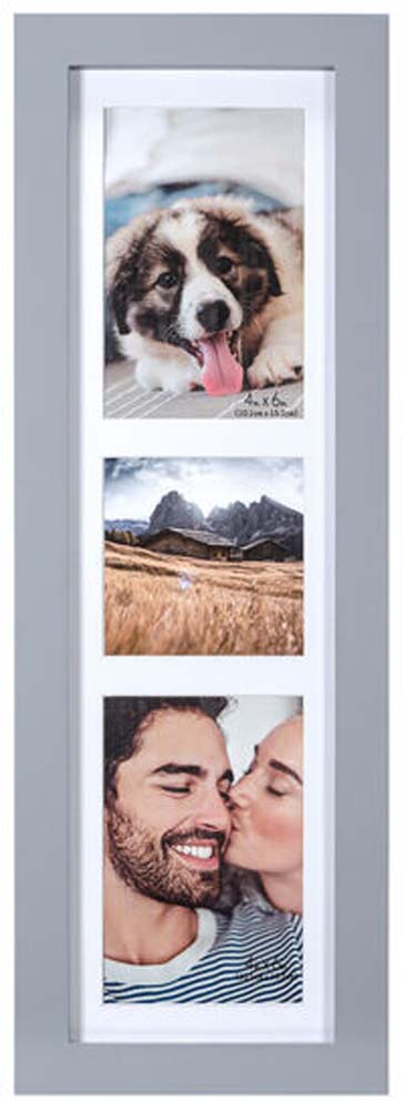 Malden 3-op.Linear Gray 4X6/4X4 Panel Frame