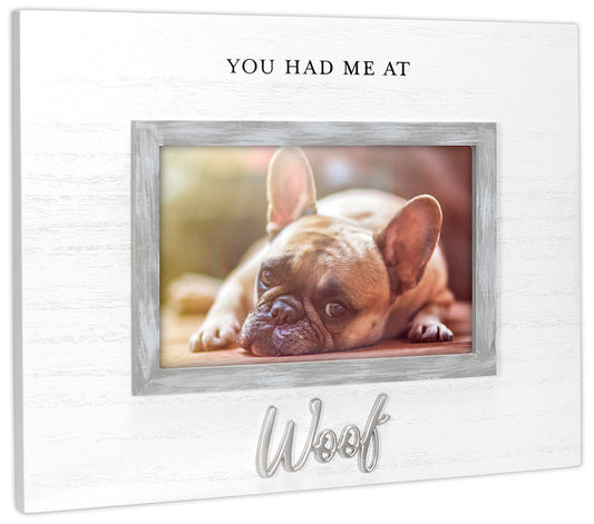 Malden 4X6 Woof Cursive Frame