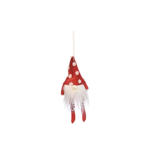Primitives Ornament - Red Polka Dot Gnome