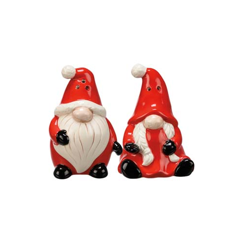 Primitives Salt & Pepper Set - Santas