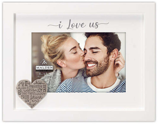 Malden 4X6 I Love Us Matted w/Heart