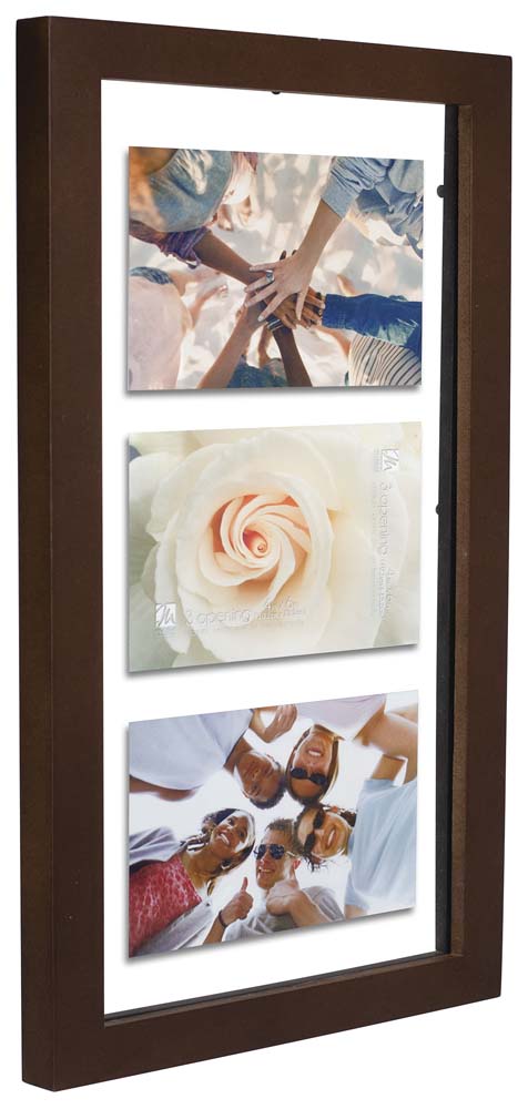 Malden 3-Op. Walnut Float 8X16 Frame