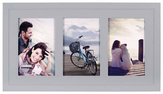 Malden 3-Op. 4x6 Gray Routed Frame
