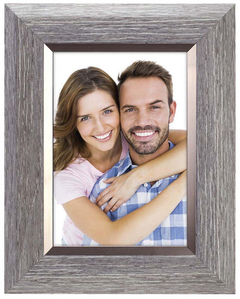 Malden 5X7 Gray w/Pewter Inner Frame