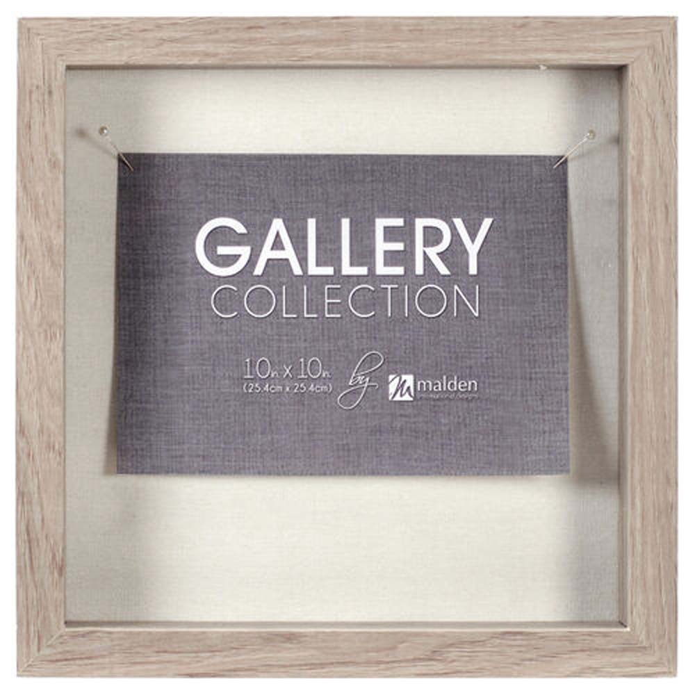 Malden 10X10 Gray Shadowbox Pin