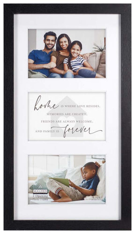 Malden 3-Op. Home Forever Matted Collage Frame