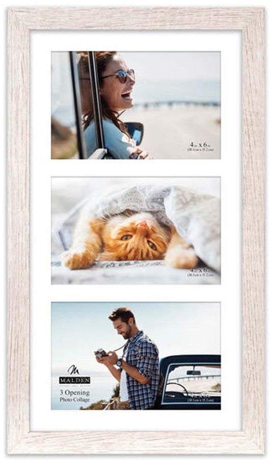 Malden 3-Op.4x6 Linear-Driftwood Frame