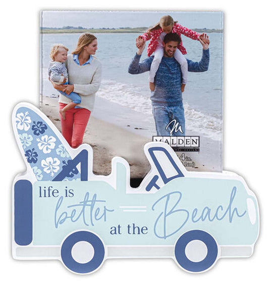 Malden 4x4 Life is Better at The Beach Car Frame