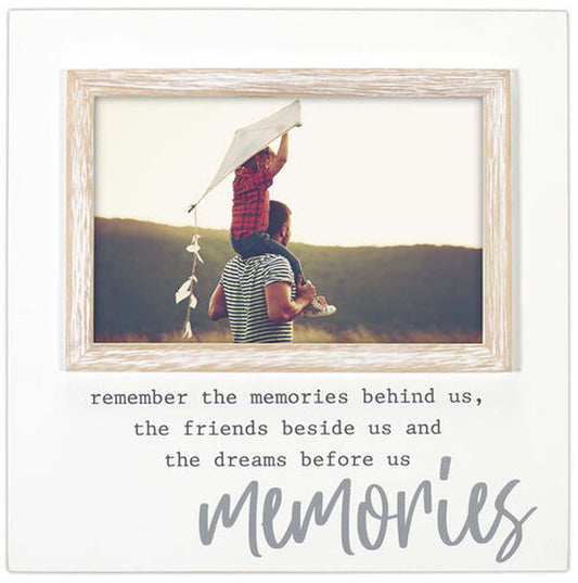 Malden 4X6 Remember The Memories Rustic Scripts Frame