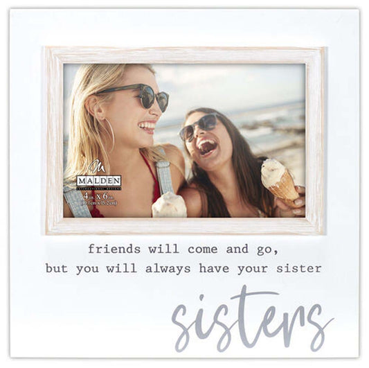 Malden 4X6 Sisters Rustic Scripts Frame