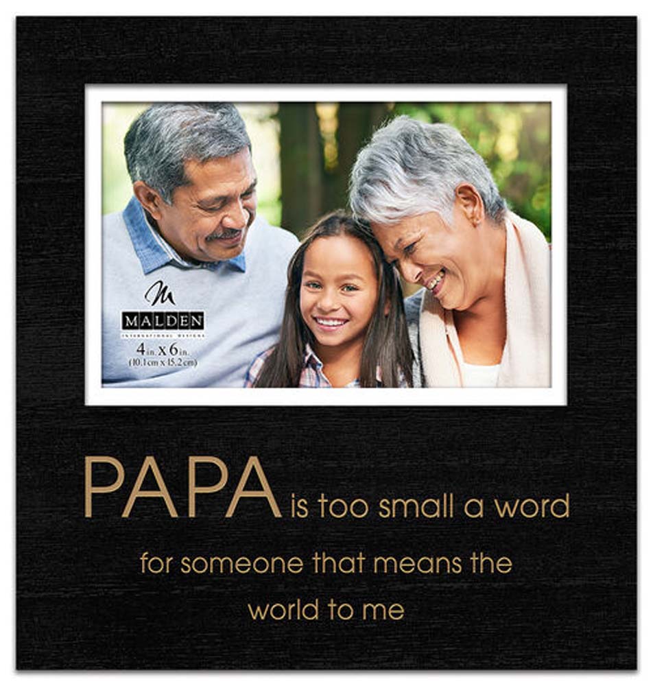 Malden 4x6 Papa Modern Sentiment Frame