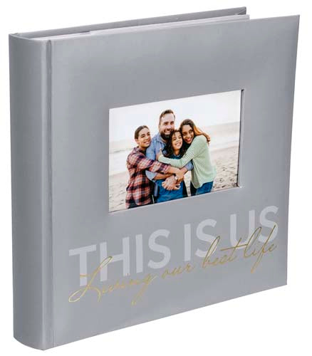 Malden 2-Up This Is Us Gray Bookbound Album